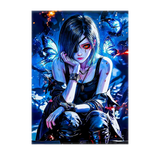 Poster Touka Tokyo Ghoul illustré à la main en Anjou
