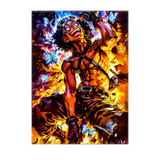 Poster Usopp inspiré de One Piece illustré à la main en Anjou