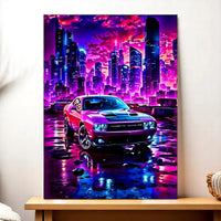 Tableau Voiture Futuriste