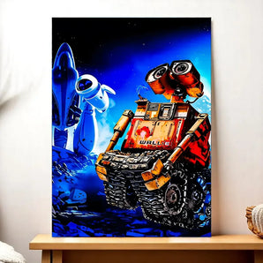Tableau WALL-E illustré à la main en Anjou