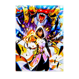 Poster Zhongli Genshin Impact illustré à la main en Anjou