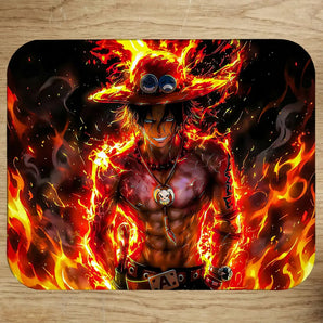 Tapis de Souris Ace One Piece illustré à la main en Anjou