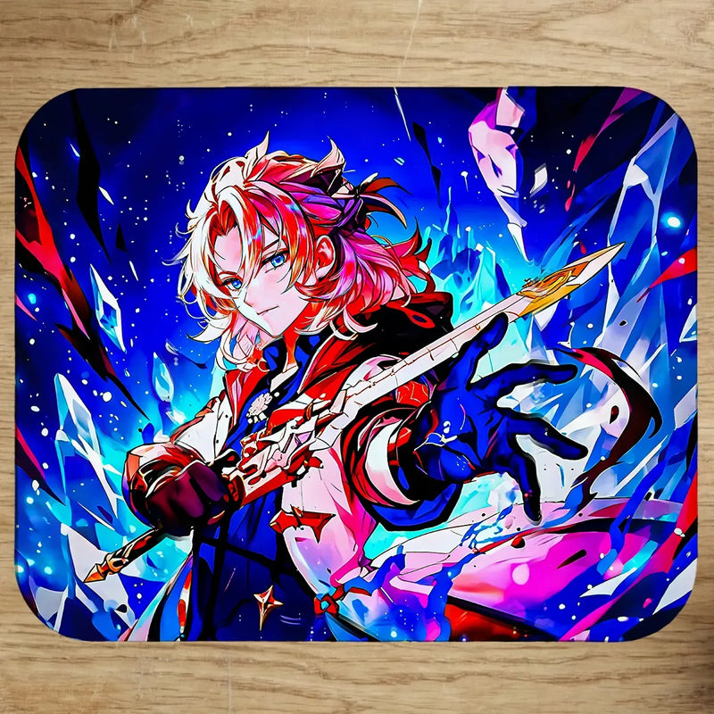 Tapis de Souris Albedo Genshin Impact illustré à la main en Anjou