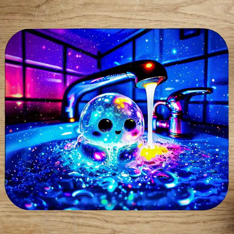 Tapis de Souris Bulle de Savon illustré à la main en Anjou