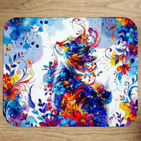 Tapis de Souris Chat Peinture