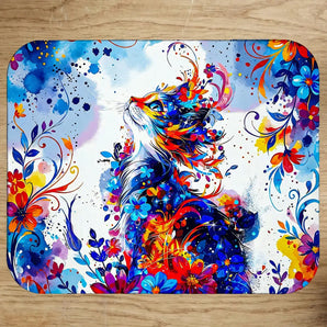Tapis de Souris Chat Peinture illustré à la main en Anjou