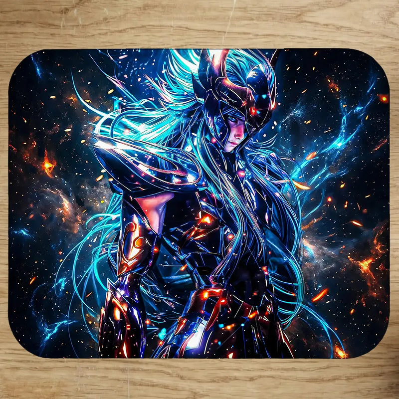 Tapis de Souris Aquarius Dark Saint Seiya illustré à la main en Anjou