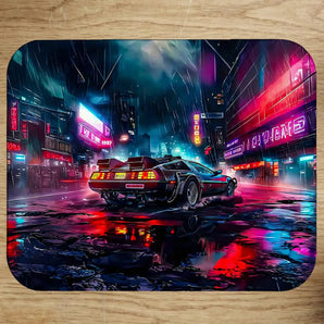 Tapis de Souris Retour vers le Futur illustré à la main en Anjou