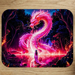 Tapis de Souris Dragon Chinois illustré à la main en Anjou