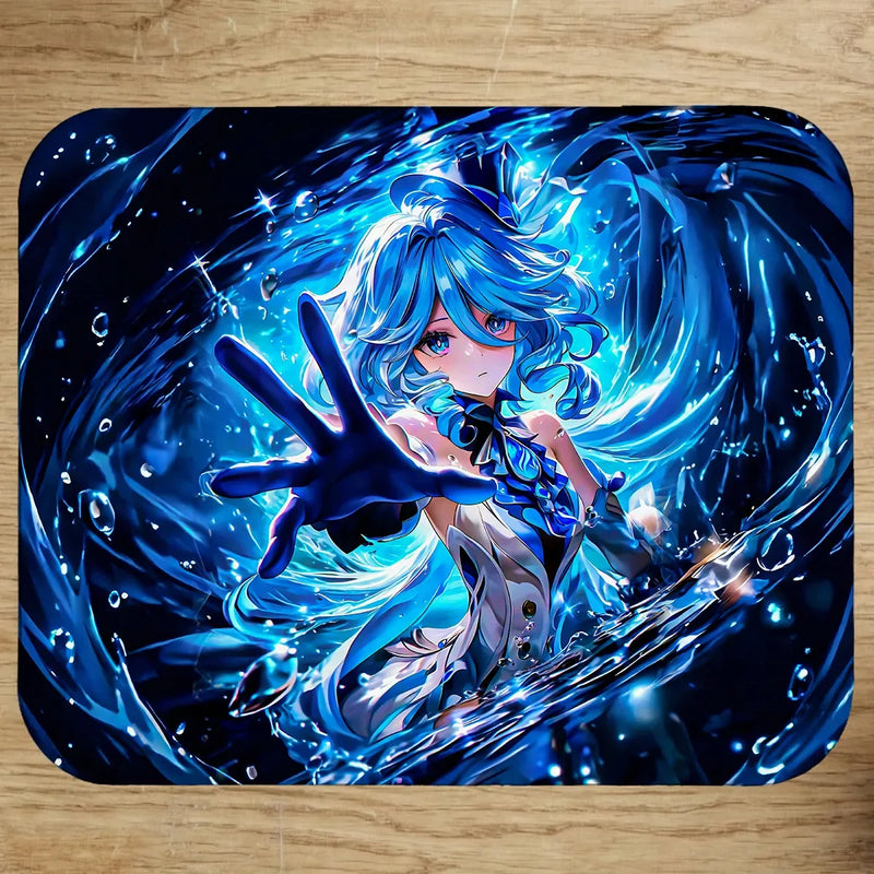 Tapis de Souris Furina Genshin Impact illustré à la main en Anjou