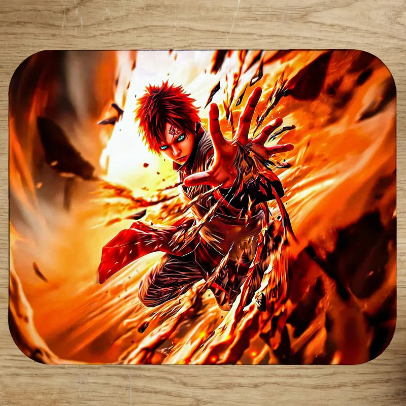 Tapis de Souris Gaara Naruto illustré à la main en Anjou