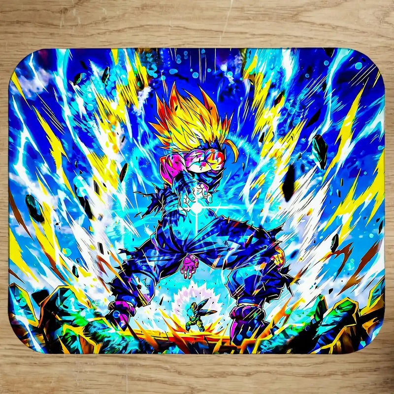 Tapis de Souris Gohan SSJ2 Dragon Ball Z illustré à la main en Anjou
