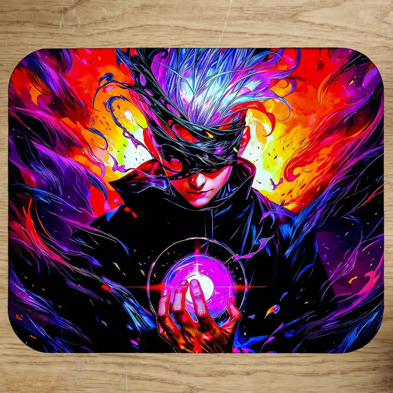 Tapis de Souris Gojo Jujutsu Kaisen illustré à la main en Anjou