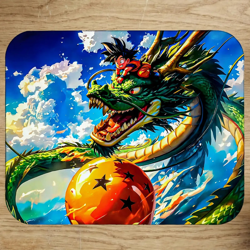 Tapis de Souris Goku Shenron Dragon Ball illustré à la main en Anjou