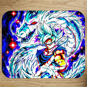 Tapis de Souris Goku Ultra Instinct Dragon Ball illustré à la main en Anjou