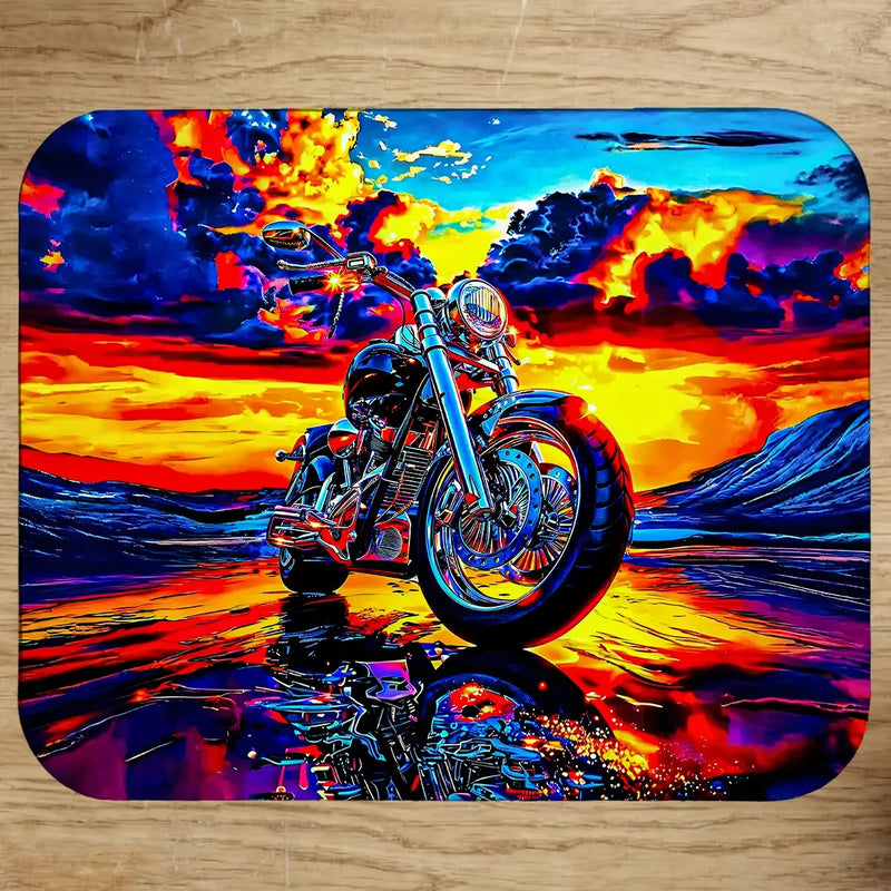 Tapis de Souris Harley Davidson illustré à la main en Anjou