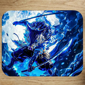 Tapis de Souris Inosuke Demon Slayer illustré à la main en Anjou