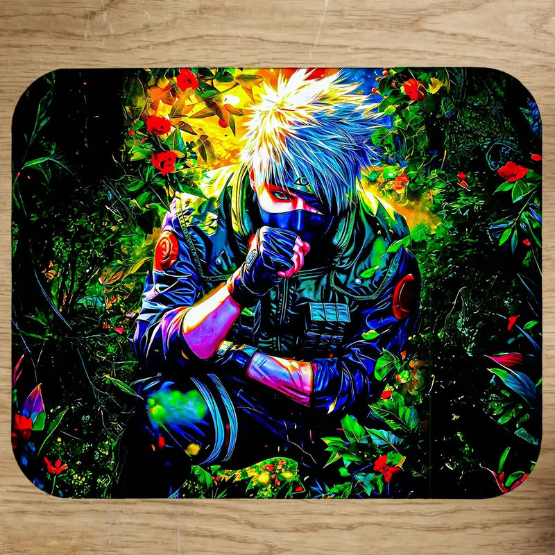 Tapis de souris Kakashi Naruto illustré à la main en Anjou