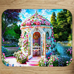 Tapis de Souris Kiosque illustré à la main en Anjou