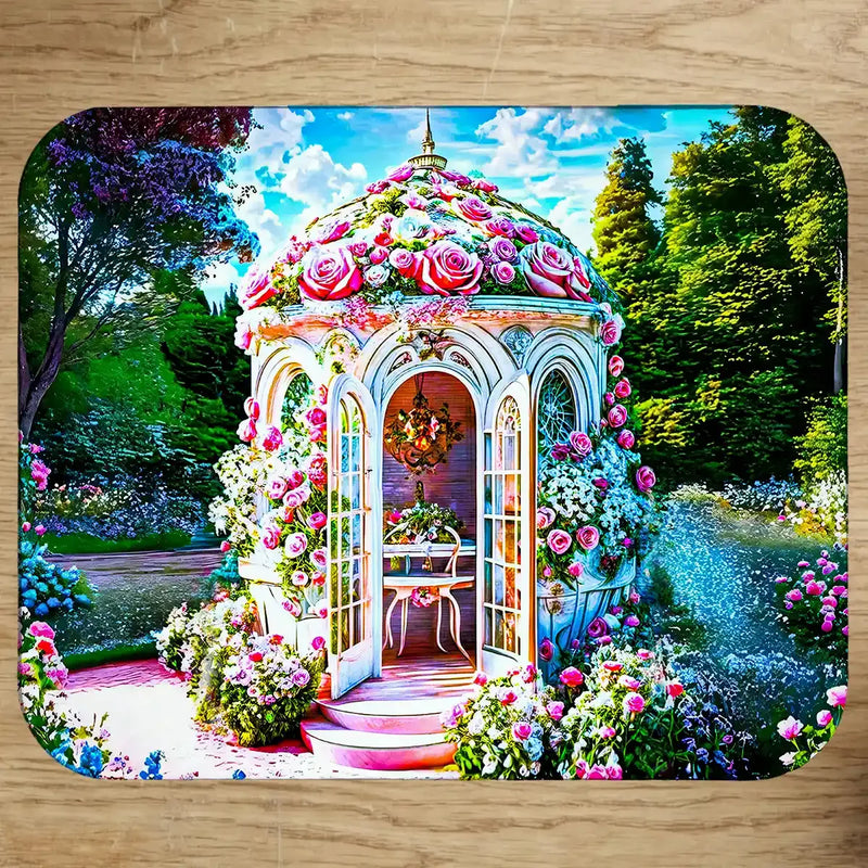 Tapis de Souris Kiosque illustré à la main en Anjou
