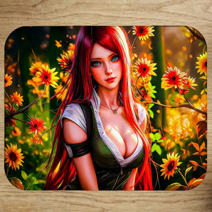 Tapis Kushina Naruto illustré à la main en Anjou