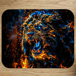 Tapis de Souris Tête de Lion illustré à la main en Anjou