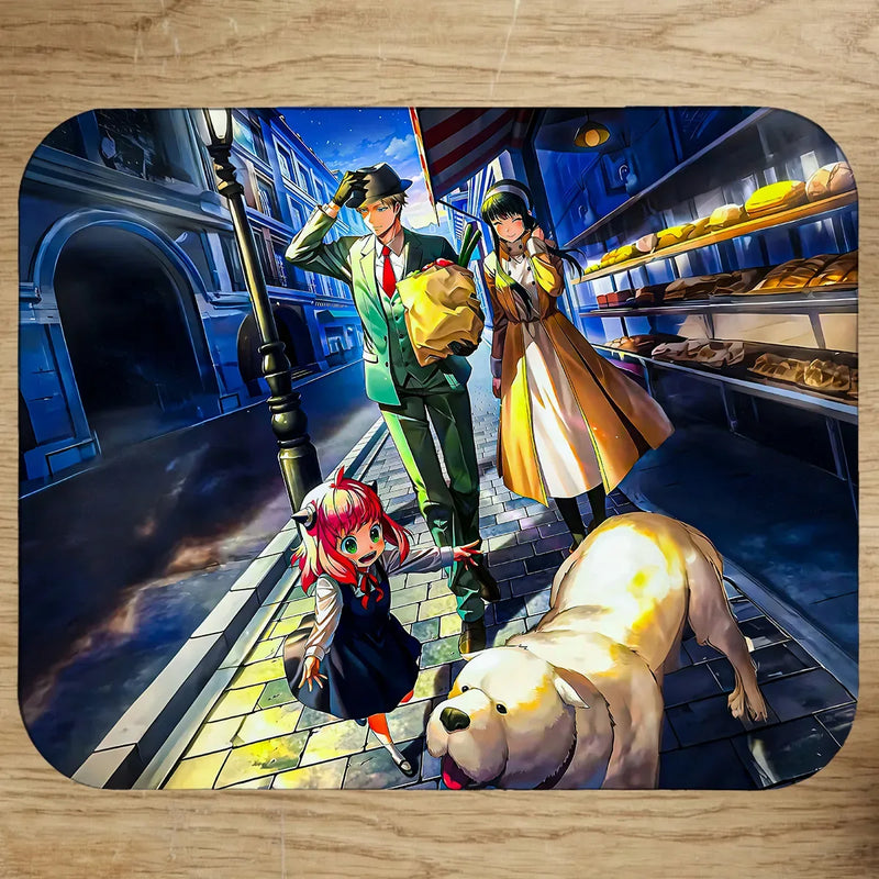 Tapis de Souris Spy x Family illustré à la main en Anjou