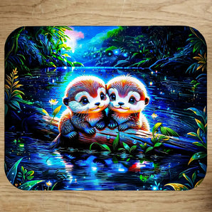 Tapis de Souris Loutre illustré à la main en Anjou