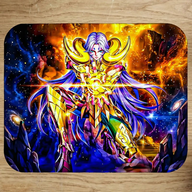 Tapis de Souris Mû du Bélier Saint Seiya illustré à la main en Anjou