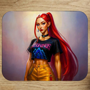 Tapis de Souris Mira KPop Demon Hunters illustré à la main en Anjou