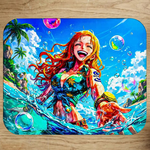 Tapis de Souris Nami One Piece illustré à la main en Anjou