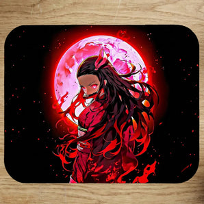 Tapis de Souris Nezuko Demon Slayer illustré à la main en Anjou