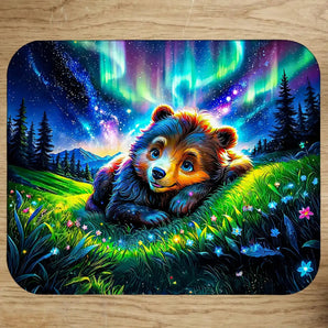 Tapis de Souris Ourson illustré à la main en Anjou