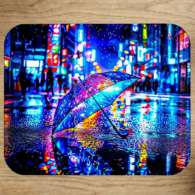 Tapis de Souris Parapluie illustré à la main en Anjou