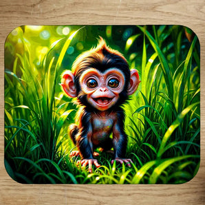 Tapis de Souris Singe illustré à la main en Anjou