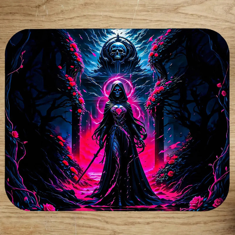 Tapis de Souris Princesse de la Mort illustré à la main en Anjou