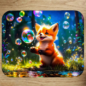 Tapis de Souris Renard illustré à la main en Anjou