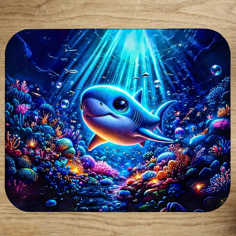 Tapis de Souris Requin illustré à la main en Anjou