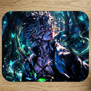 Tapis de Souris Sanemi Shinazugawa Demon Slayer illustré à la main en Anjou