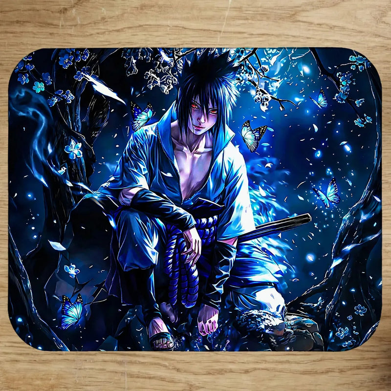Tapis de Souris Sasuke Naruto illustré à la main en Anjou