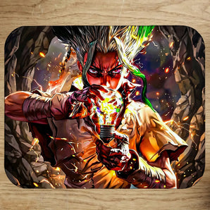 Tapis de Souris Senku Dr Stone illustré à la main en Anjou