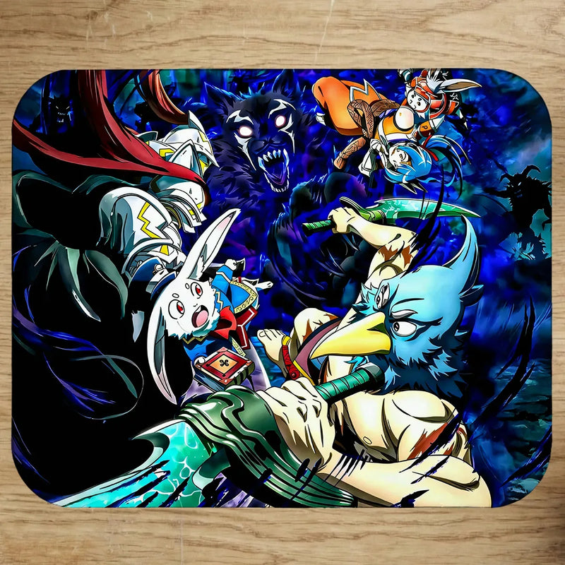 Tapis Shangri-La Frontier illustré à la main en Anjou