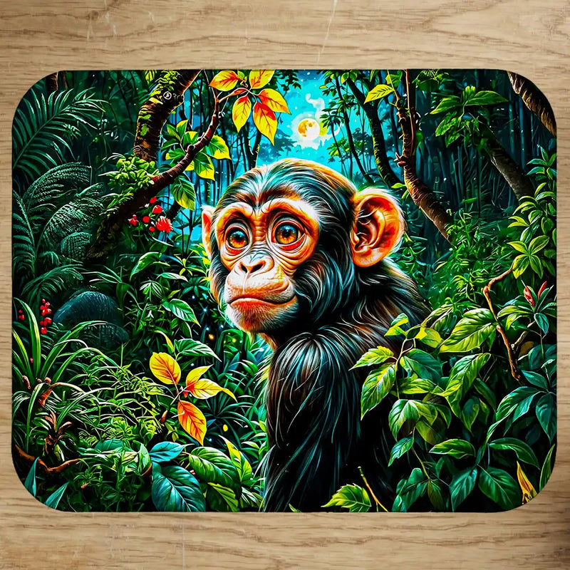 Tapis de Souris Gorille illustré à la main en Anjou