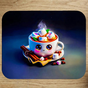 Tapis de Souris Chocolat Chaud illustré à la main en Anjou