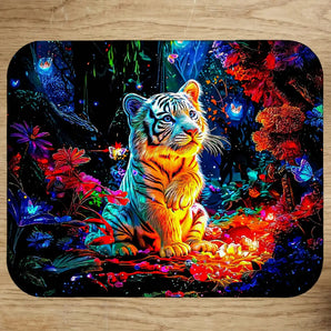 Tapis de Souris Tigreau illustré à la main en Anjou