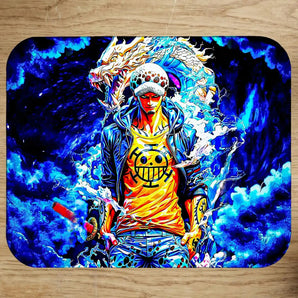 Tapis de Souris Trafalgar Law One Piece illustré à la main en Anjou
