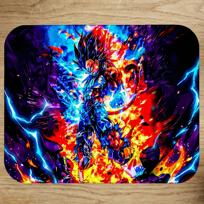Tapis de Souris Vegeta SSJ4 Dragon Ball GT illustré à la main en Anjou