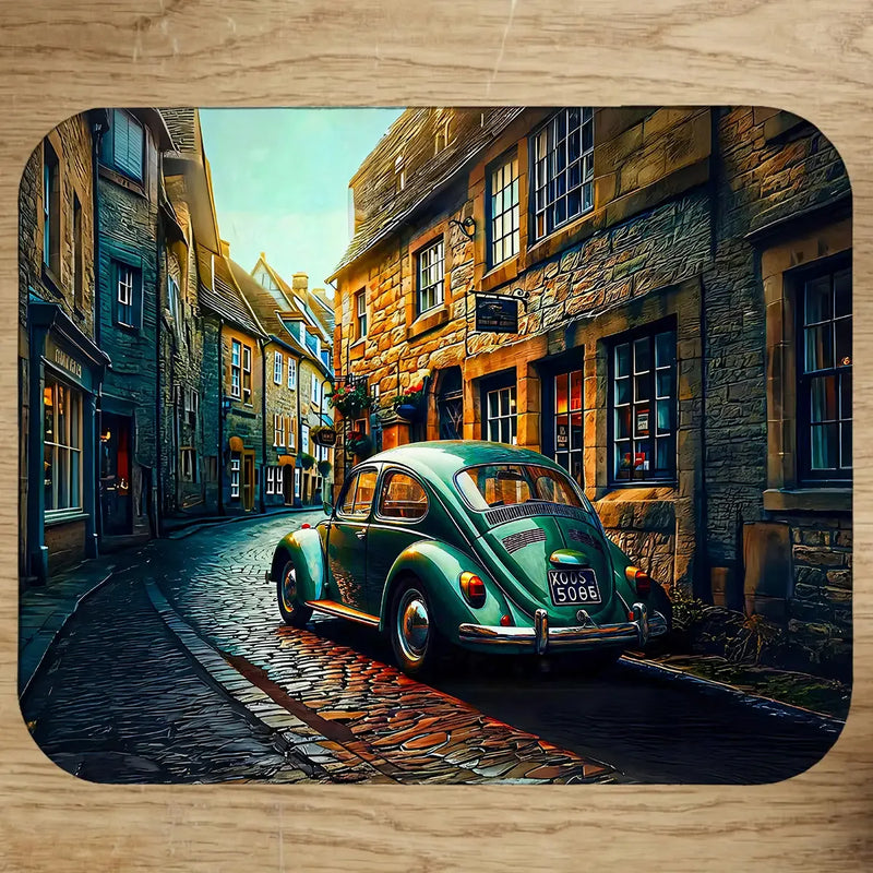 Tapis de Souris Voiture Ancienne illustré à la main en Anjou