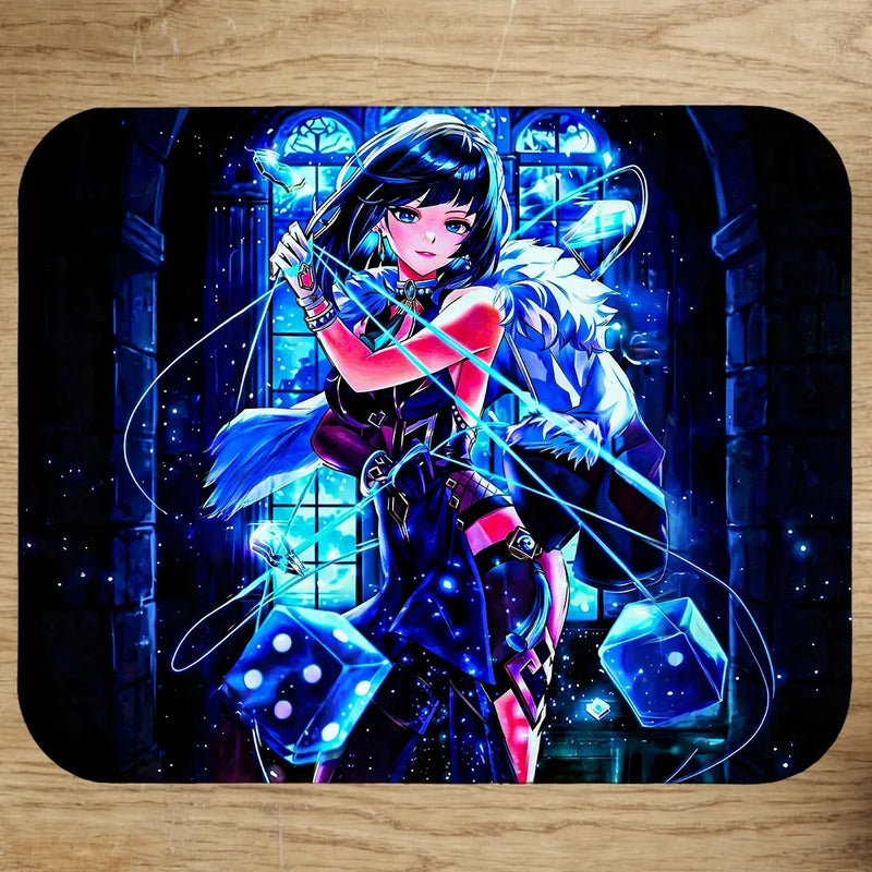 Tapis de Souris Yelan Genshin Impact illustré à la main en Anjou