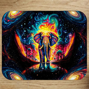 Tapis de Souris Éléphant Voyage illustré à la main en Anjou